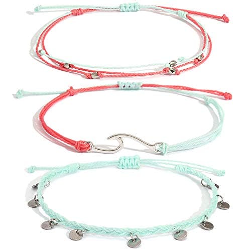 Lynnaneo WaterProof Stainless Steel Coin Anklet Boho Jewelry for Women