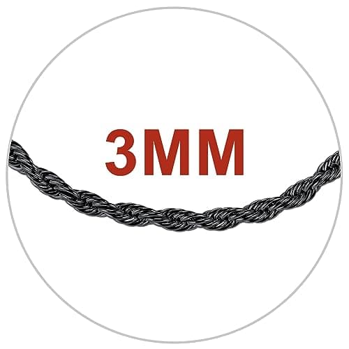 18K Gold or Rose Gold Stainless Steel Heart/Rope/Figaro/Cuban Chain Ankletbracelet, 25-30 CM