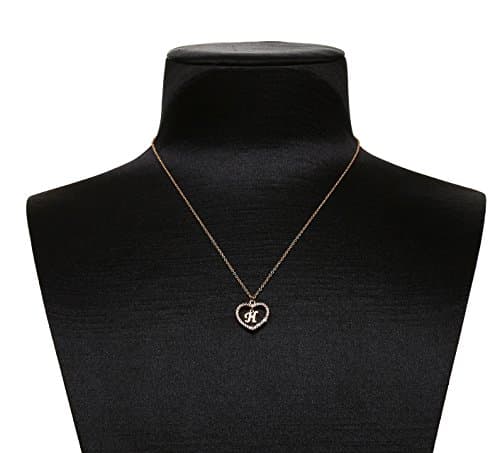 Wishoney A-Z Letter Pendant Women's Initial Necklace Jewelry