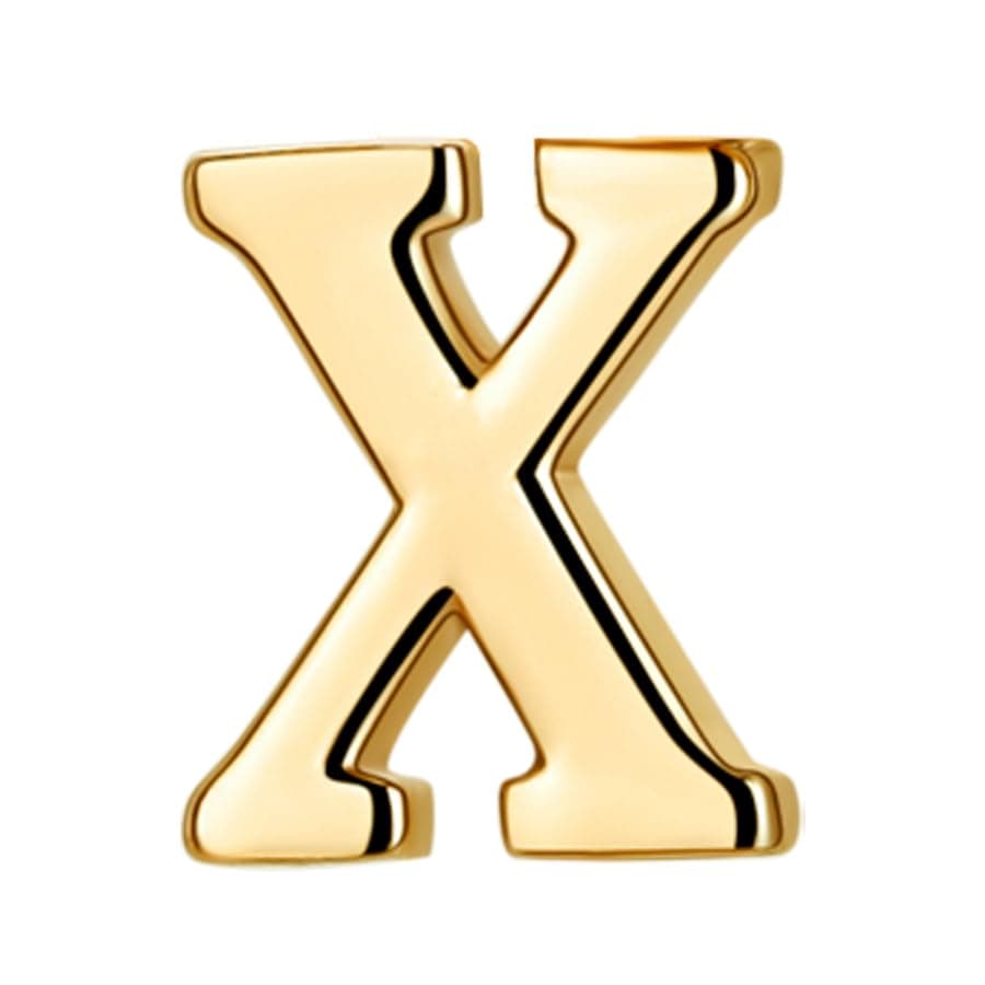 Trendy 14k Gold Plated Initial Cross Necklace Gifts for Her