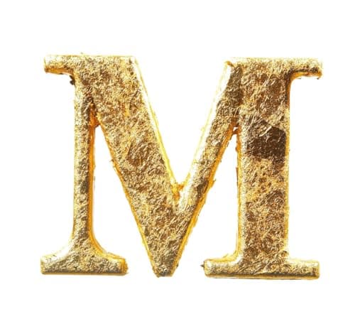 Wish 14k Real Gold Alphabet Initial Necklace for Women | Custom Charms | Birthday Gift