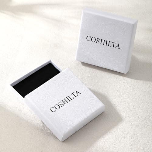 Coshilta Sterling Silver Balloon Initial Pendant Necklace for Women