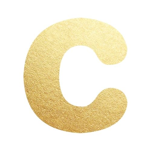 UHIBROS Gold Balloon Initial Necklace, Personalized 18K Gold Plated Alphabet Pendant