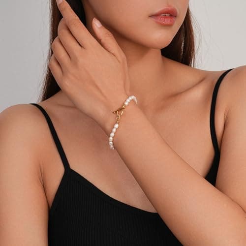Freshwater Pearl Bracelets for Women Beach Jewelry
Baroque Beaded Bracelets for Women Bride Gifts for Wedding Birthday Anniversary
Pearl Bracelets for Women Freshwater Pearl Jewelry