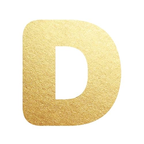 UHIBROS Gold Balloon Initial Necklace, Personalized 18K Gold Plated Alphabet Pendant