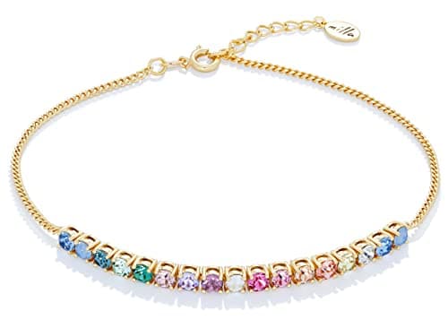 Waterproof 14K Gold & Sterling Silver Plated Anklets for Women