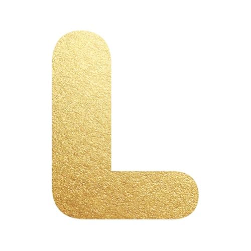 UHIBROS Gold Balloon Initial Necklace, Personalized 18K Gold Plated Alphabet Pendant