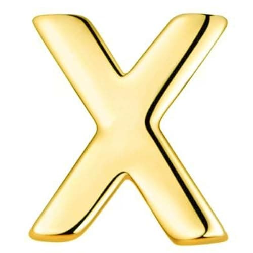 Staligue Gold Initial Bracelet 18K Gold Plated Stainless Steel Coin Disc Engagement