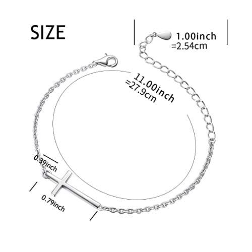 S925 Sterling Silver Evil Eye Starfish Heart Anklet for Women