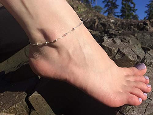 MEVECCO Gold Plated Dainty Anklet for Women Boho Beach Jewelry