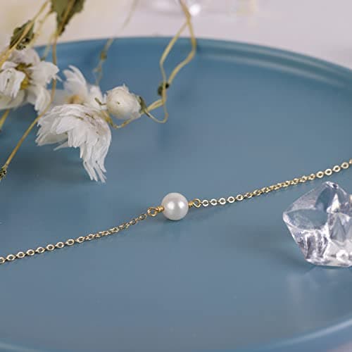 14k Gold Plated/Sterling Silver Dainty Satellite Beads Bracelet