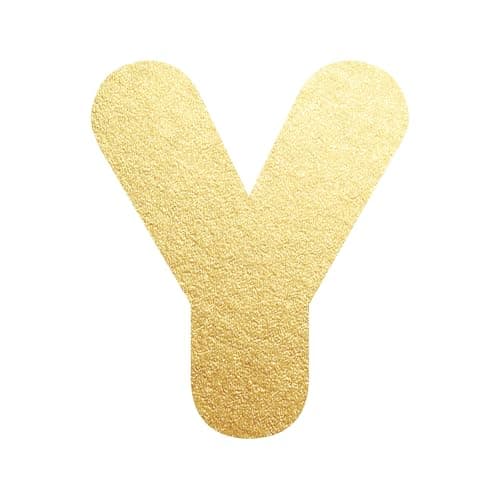 UHIBROS Gold Balloon Initial Necklace, Personalized 18K Gold Plated Alphabet Pendant