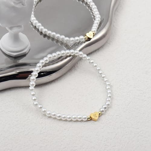 Hoigblxy Trendy Pearl Bracelets for Women