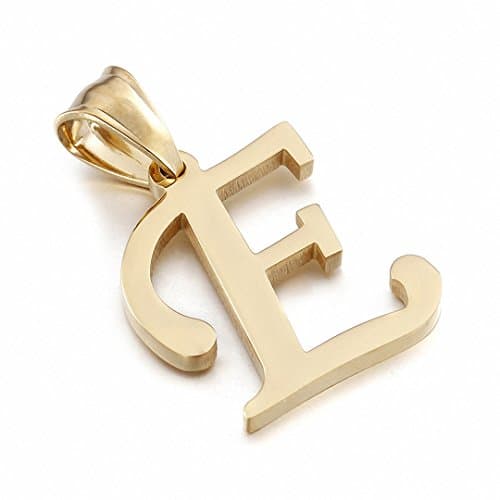Kalapure Initial Charms Gold Pendant 14k Gold Letter Charms for Men & Women
