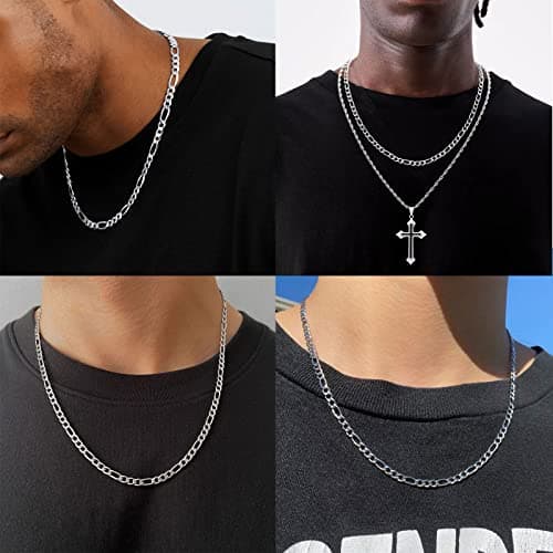 Men's Stainless Steel Cross Necklace