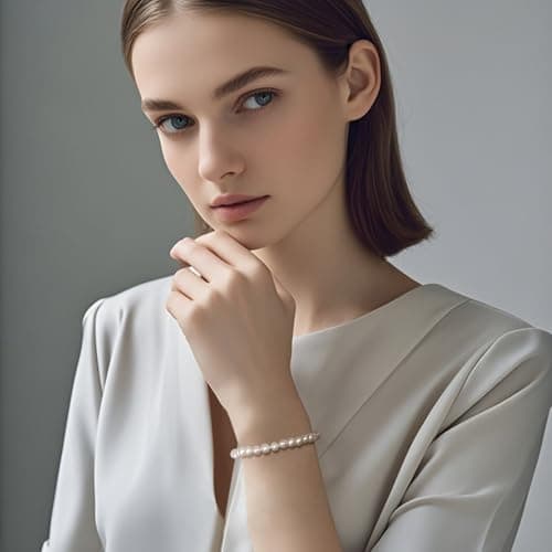 Pearlsays Natural Pearl Bracelets for Women 925 Sterling Silver