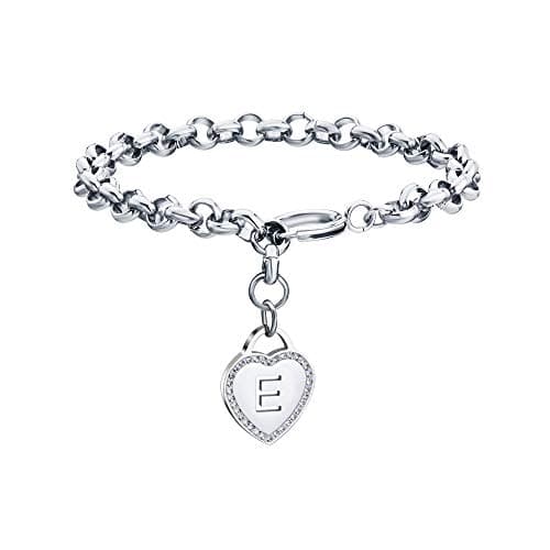 CaleesLLC Personalized Letter Charm Anklet for Women