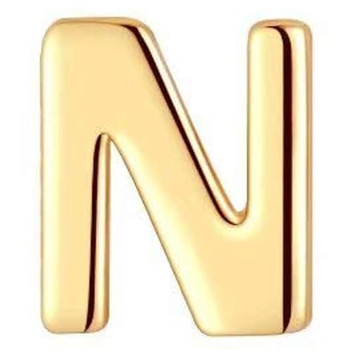 Staligue Gold Initial Bracelet 18K Gold Plated Stainless Steel Coin Disc Engagement