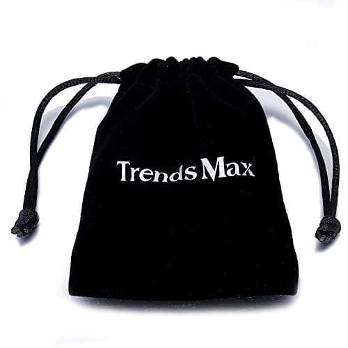 Trendsmax Men's Gold & Silver Stainless Steel Byzantine Cross Pendant Necklace 22-30inch