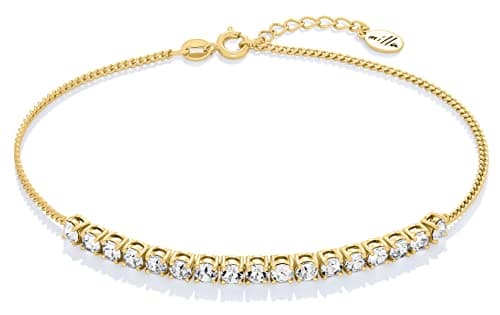 Waterproof 14K Gold & Sterling Silver Plated Anklets for Women