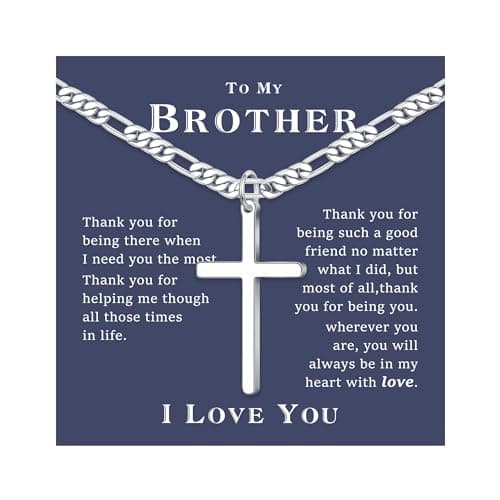 Premium Sterling Silver Cross Necklace for Men and Women