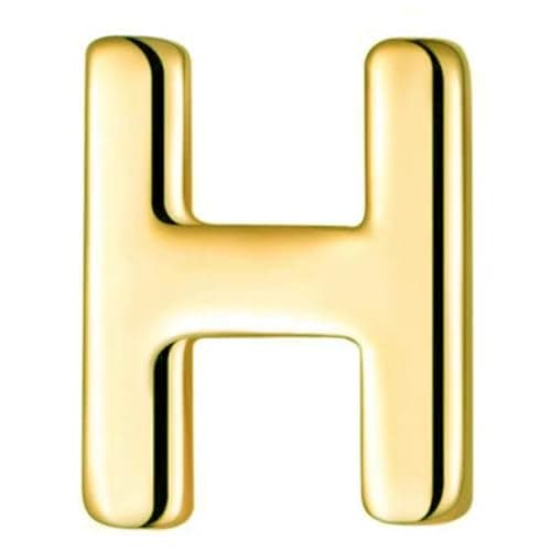 Staligue Gold Initial Bracelet 18K Gold Plated Stainless Steel Coin Disc Engagement