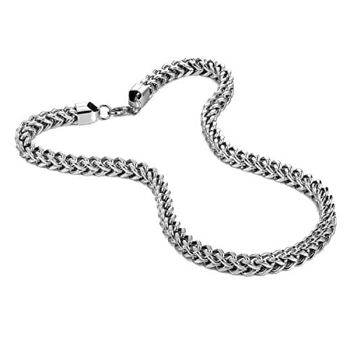 Stunning Thick 8 mm Silver Stainless Steel Men's Necklace Chain