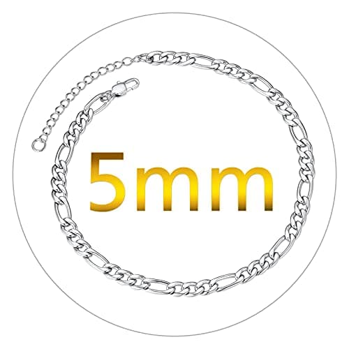 ChainsPro 18K Gold Plated Resizable Anklet Chain - Gift Box Included