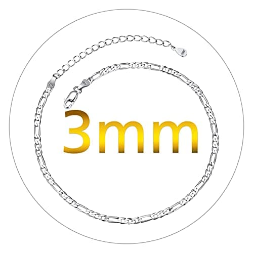 ChainsPro 18K Gold Plated Resizable Anklet Chain - Gift Box Included