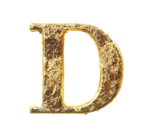 Wish 14k Real Gold Alphabet Initial Necklace for Women | Custom Charms | Birthday Gift