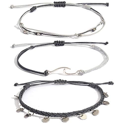 Lynnaneo WaterProof Stainless Steel Coin Anklet Boho Jewelry for Women