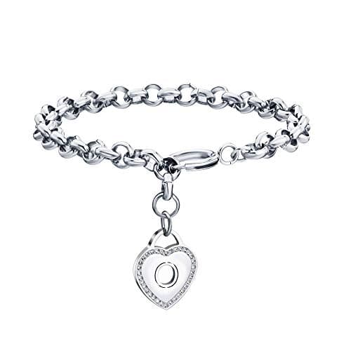 CaleesLLC Personalized Letter Charm Anklet for Women