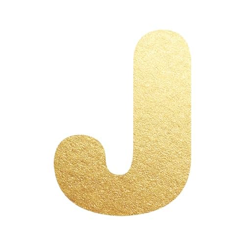 UHIBROS Gold Balloon Initial Necklace, Personalized 18K Gold Plated Alphabet Pendant
