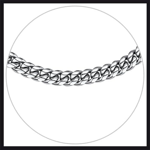 FaithHeart Women's Silver Stainless Steel Anklets(luaan link/beaded/Figaro) Summer Beach Jewelry, Adjustable & Waterproo