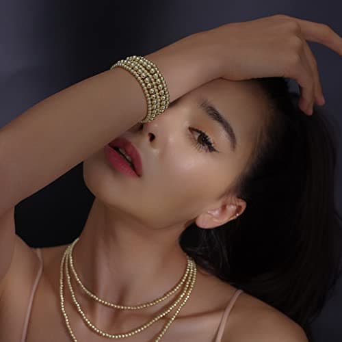 Badu Gold Plated Bead Bracelet for Women