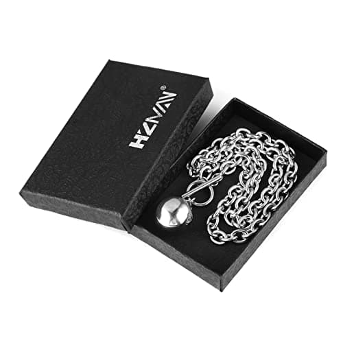 HZMAN Women's Stainless Steel Heart Pendant Multilayer Necklace