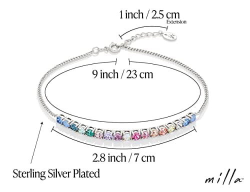 Waterproof 14K Gold & Sterling Silver Plated Anklets for Women