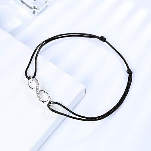 ZENI Infinity Soft Rope Anklet for Women Adjustable Love Bracelet Gifts