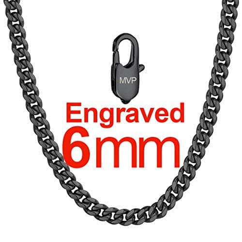 ChainsPro Men's Chunky Miami Cuban Chain Necklace, Gold Plated, 18-30 Inch Length