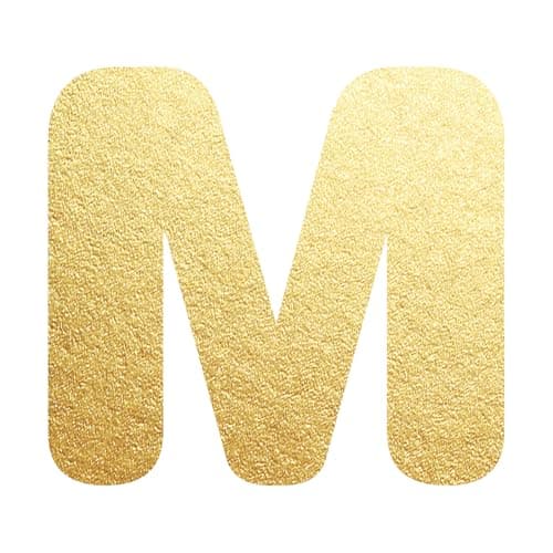 UHIBROS Gold Balloon Initial Necklace, Personalized 18K Gold Plated Alphabet Pendant