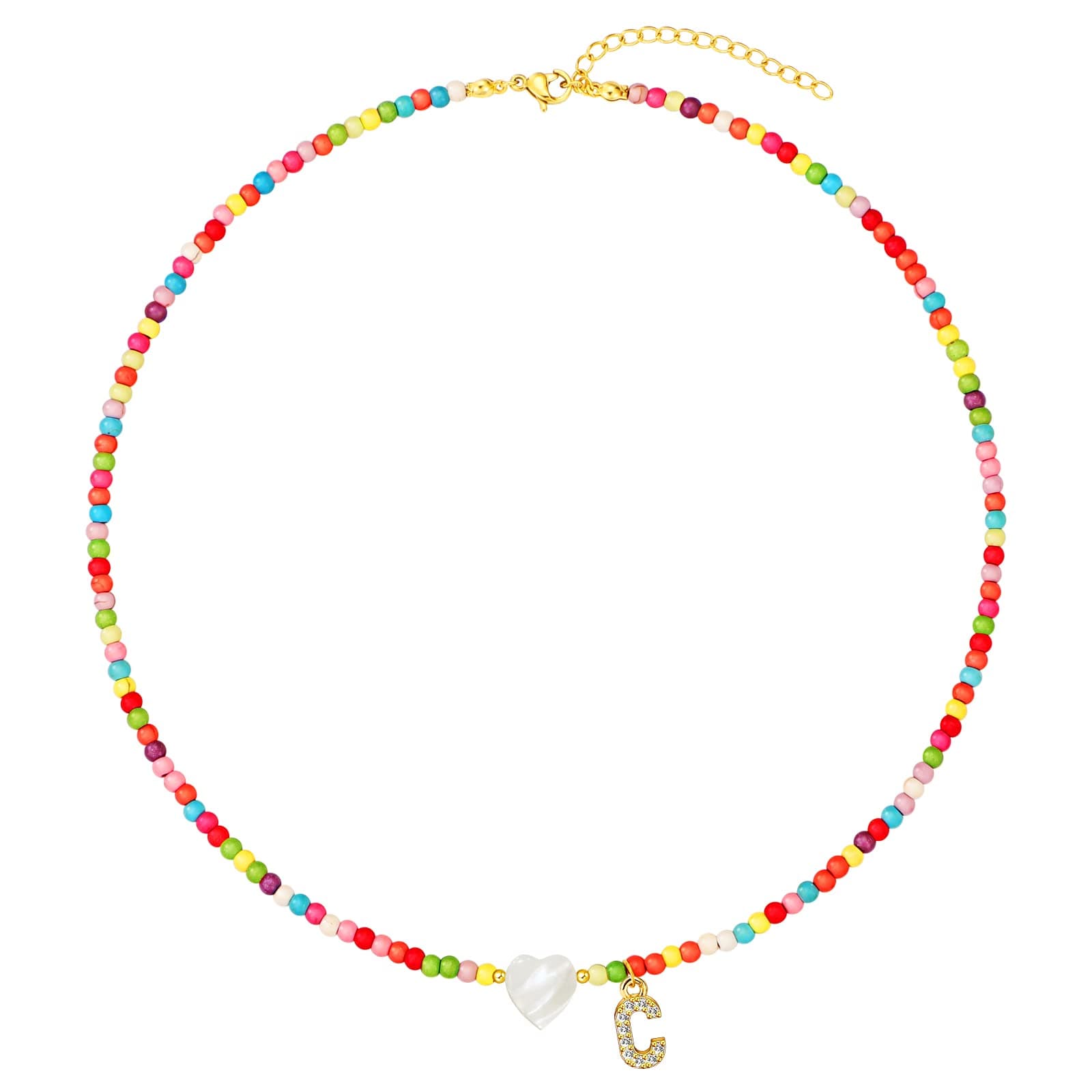 MJartoria Colorful Shell Choker Necklace for Women