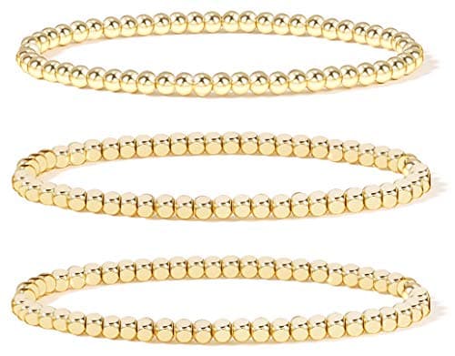 Badu Gold Plated Bead Bracelet for Women