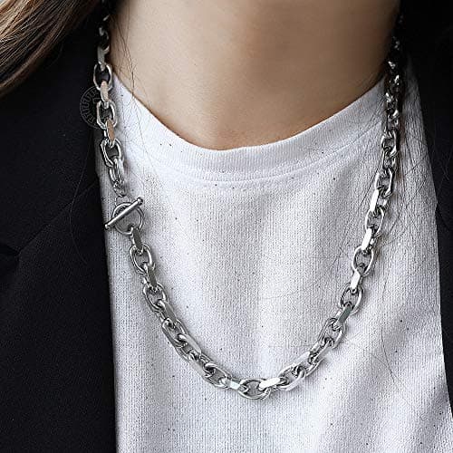 Trendsmax Stainless Steel Necklace - 18-26 inch Rolo Link Chain