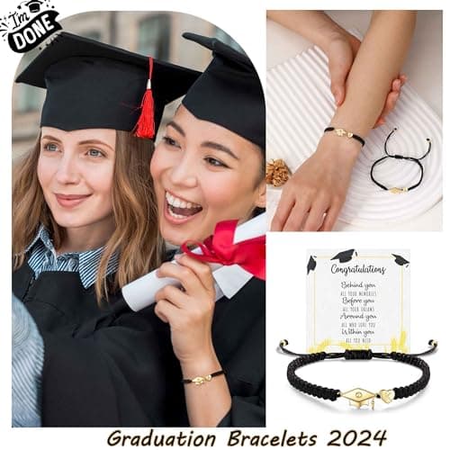 Btysun 2025 Graduation Gifts for Her: Letter A-Z Charm Bracelet