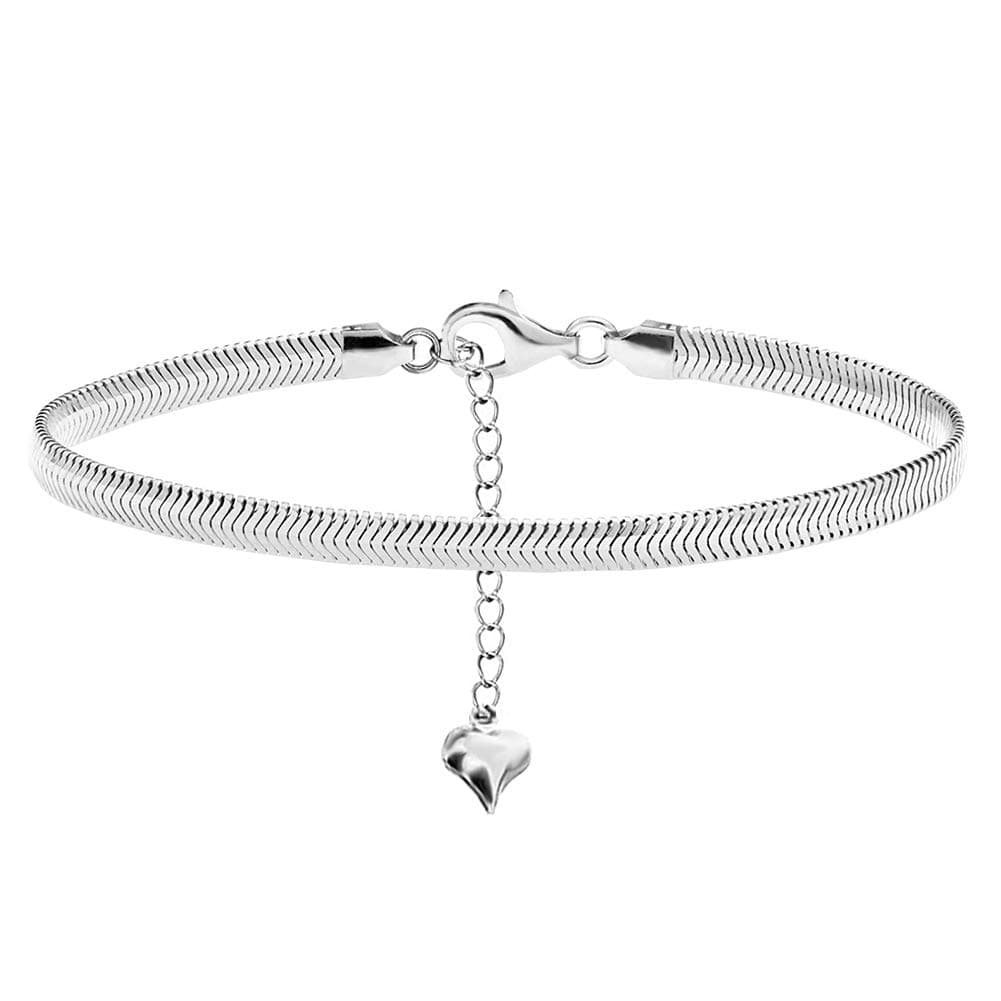 LANDOOK 14K Gold Plated Snake Chain Anklet for Women