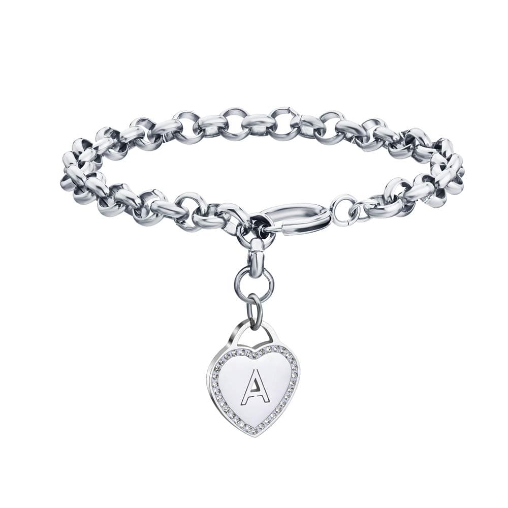 CaleesLLC Personalized Letter Charm Anklet for Women