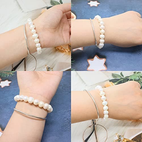 Honbay Simple Fresh Water Pearl Bracelet - Valentine's Day, Thanksgiving, Christmas & Birthday Gift