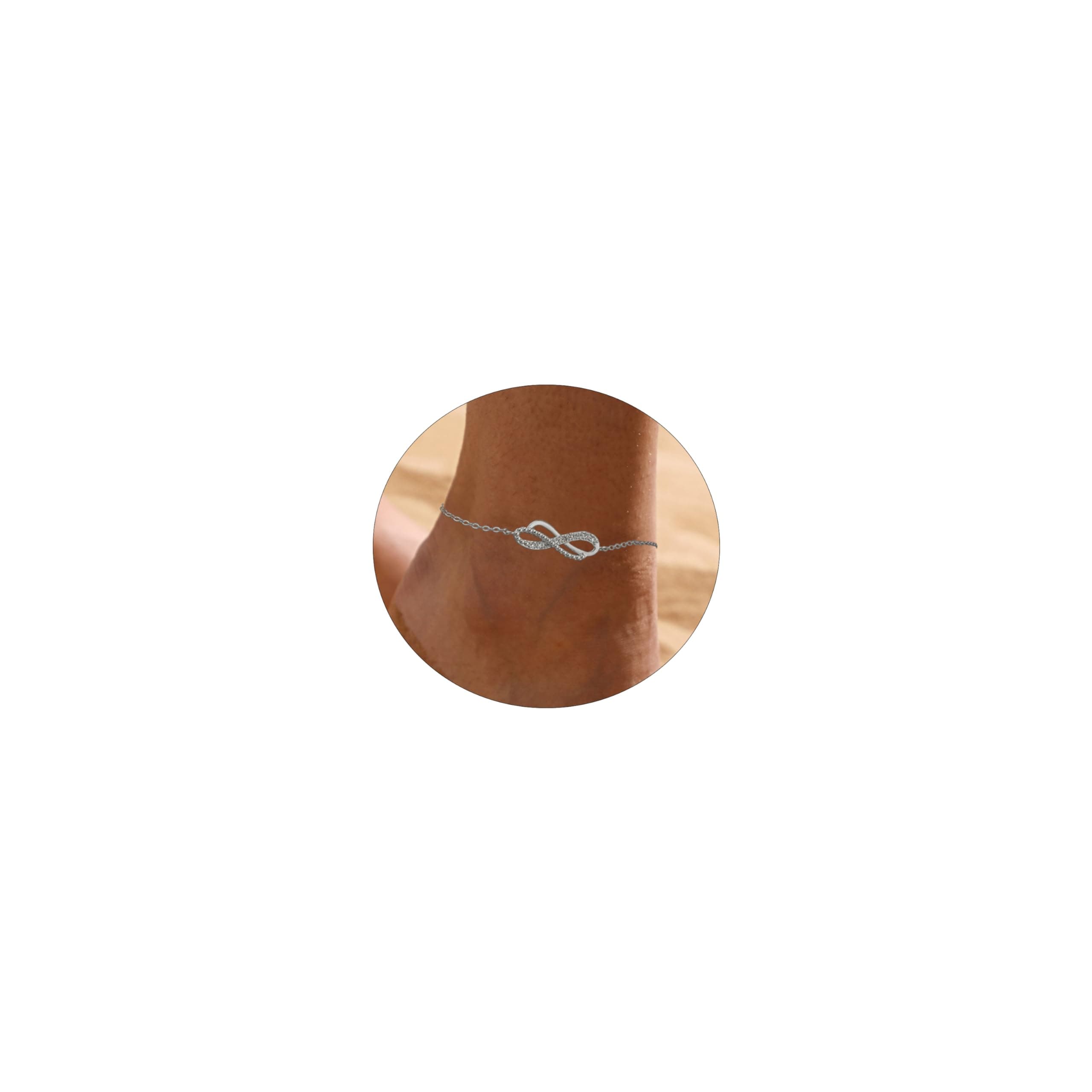 VIROMY Gold Plated Pearls Anklet for Women