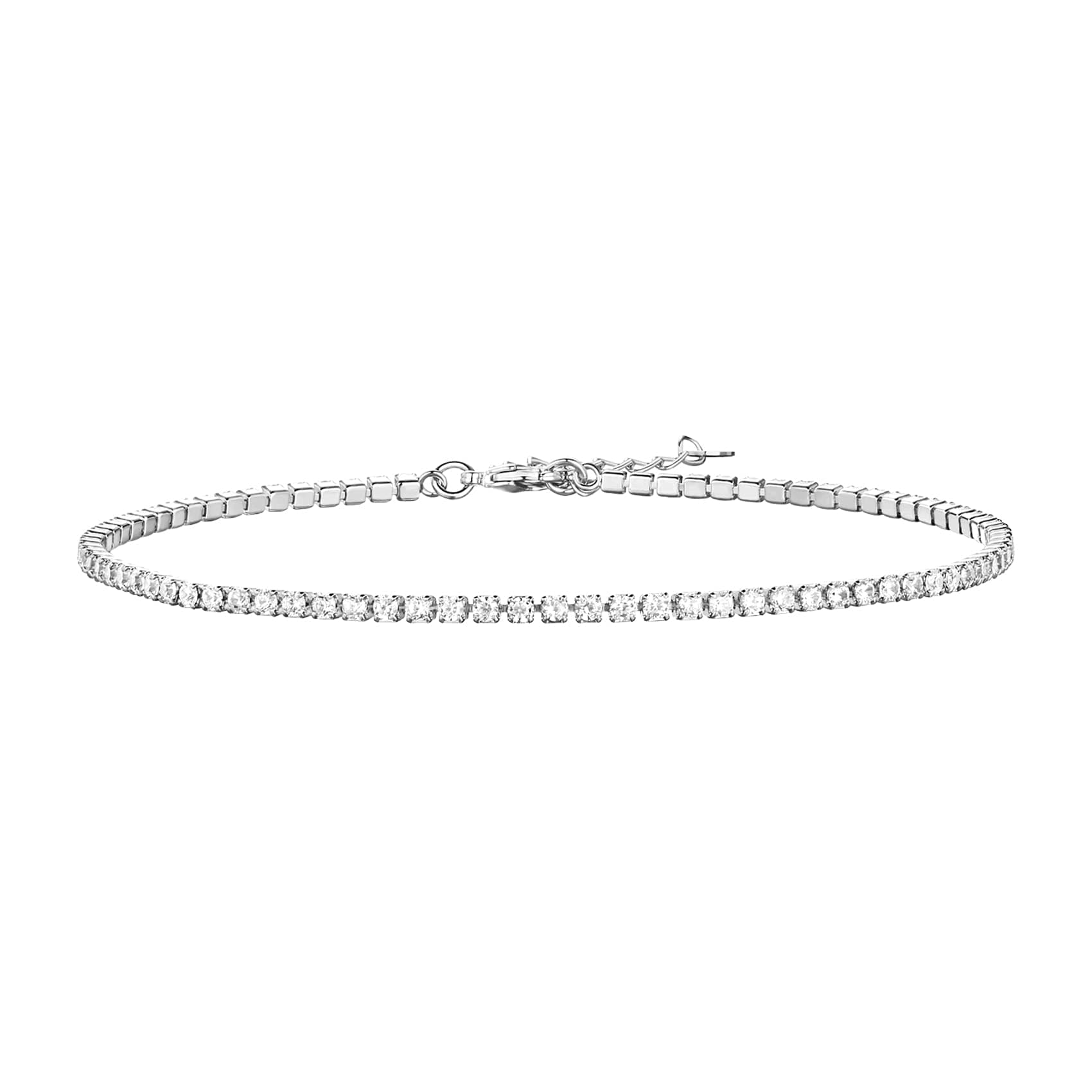 Gold Plated Tennis Anklets for Women
