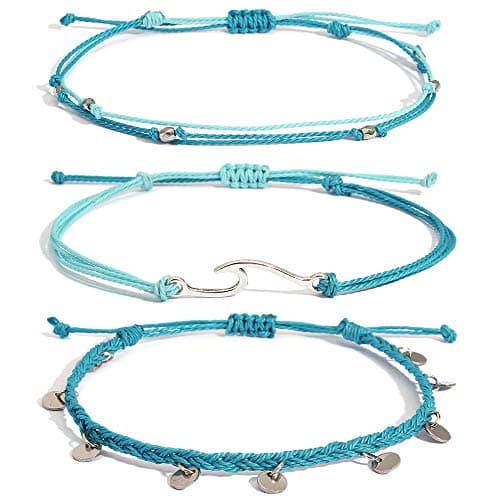 Lynnaneo WaterProof Stainless Steel Coin Anklet Boho Jewelry for Women